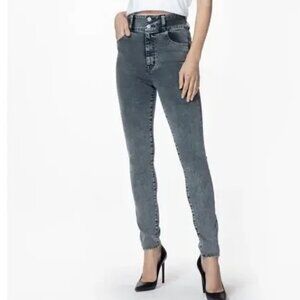 VINTAGE J BRAND ELSA HOSK SATURDAY SKINNY JEANS ULTRA HIGH RISE CORSET WAIST 28